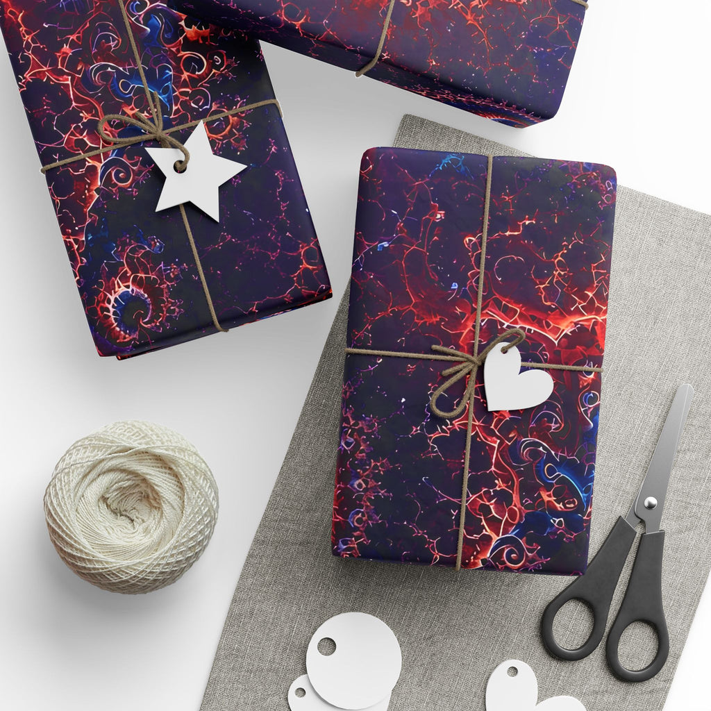 Copper Infinity - Jewel Tones Wrapping Paper