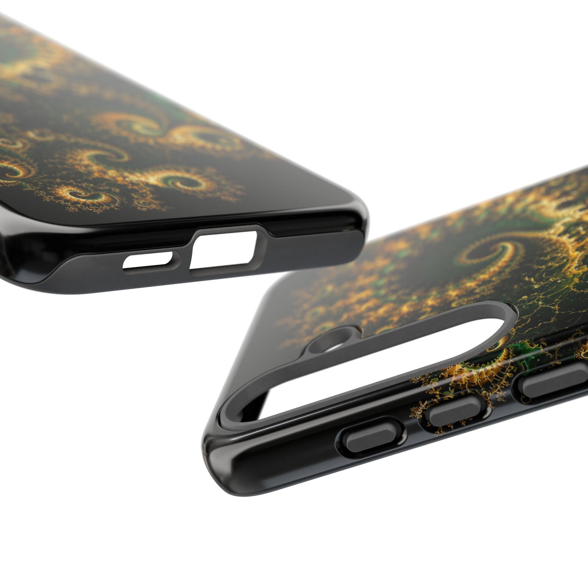 Copper Infinity - Emerald & Gold Phone Case