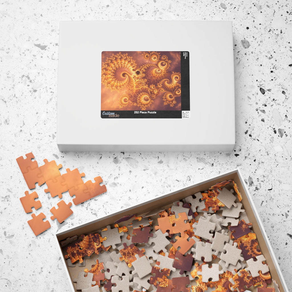 Copper Infinity - Golden Hour Jigsaw Puzzle