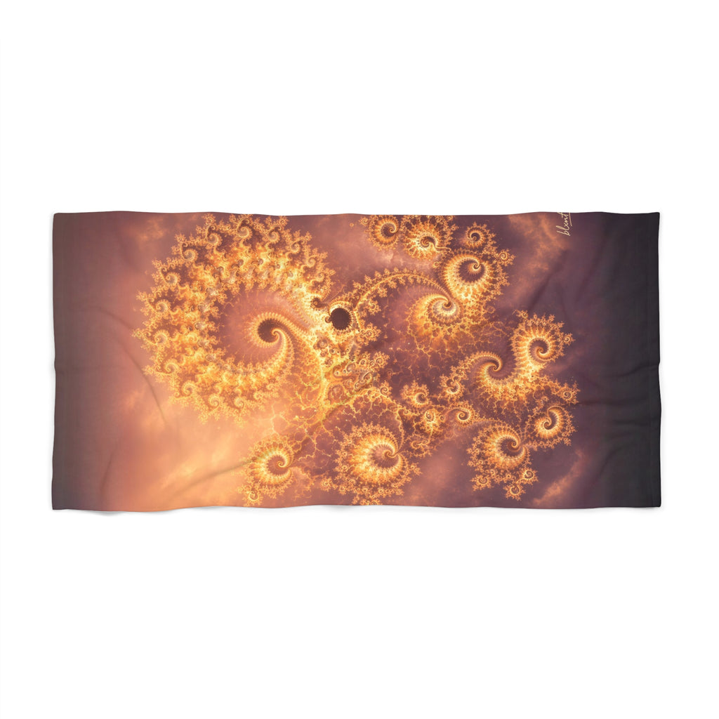 Copper Infinity - Golden Hour Beach Towel