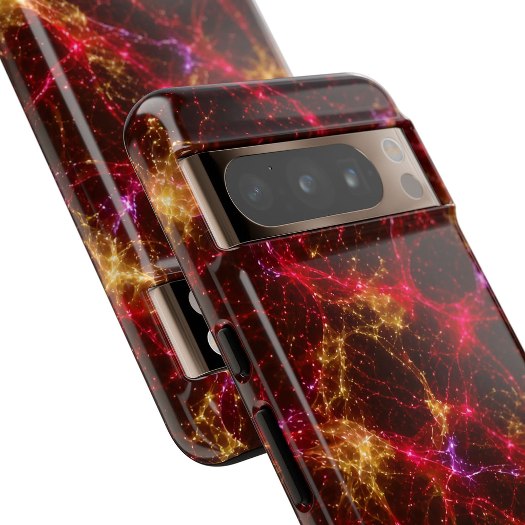 Neon Mycelium - Rainbow Nerve Phone Case