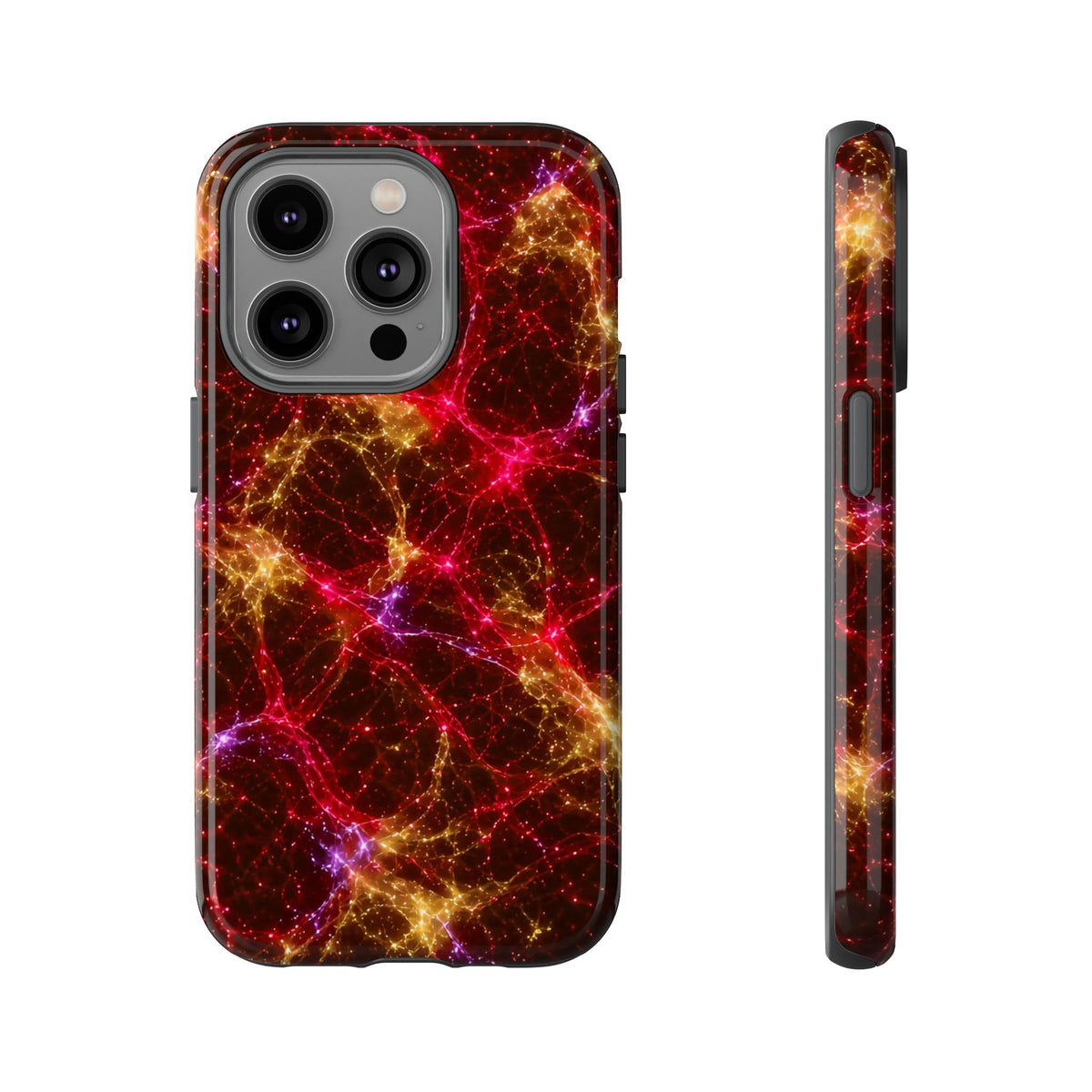 Neon Mycelium - Rainbow Nerve Phone Case