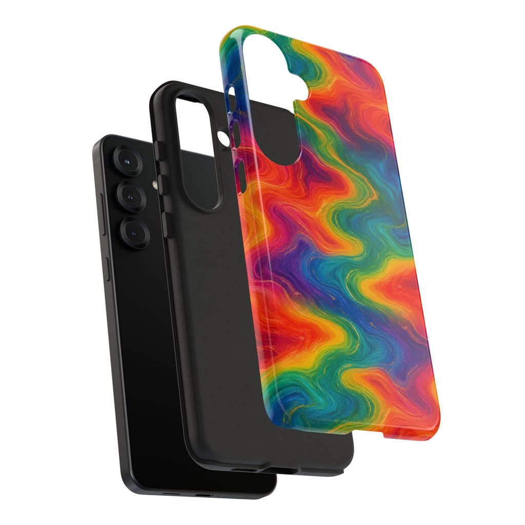 Rainbow Marble Phone Case