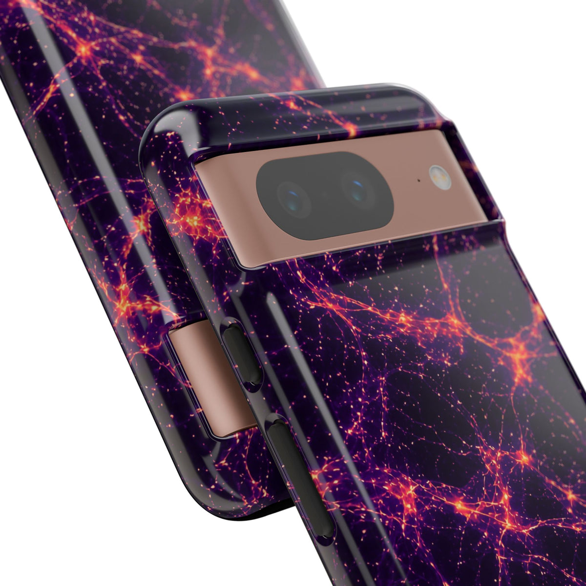 Neon Mycelium - Sunset Synapse Phone Case