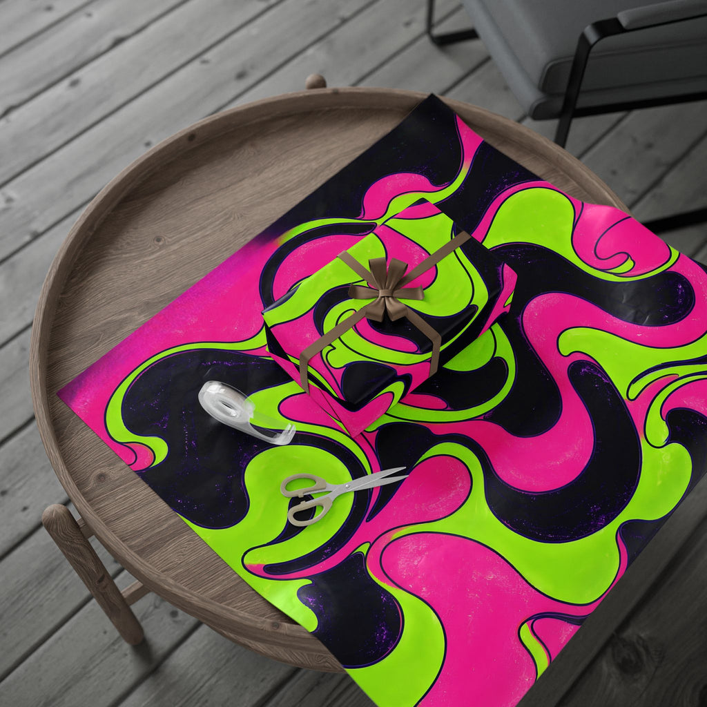 Fillmore Flow - Blacklight Wrapping Paper