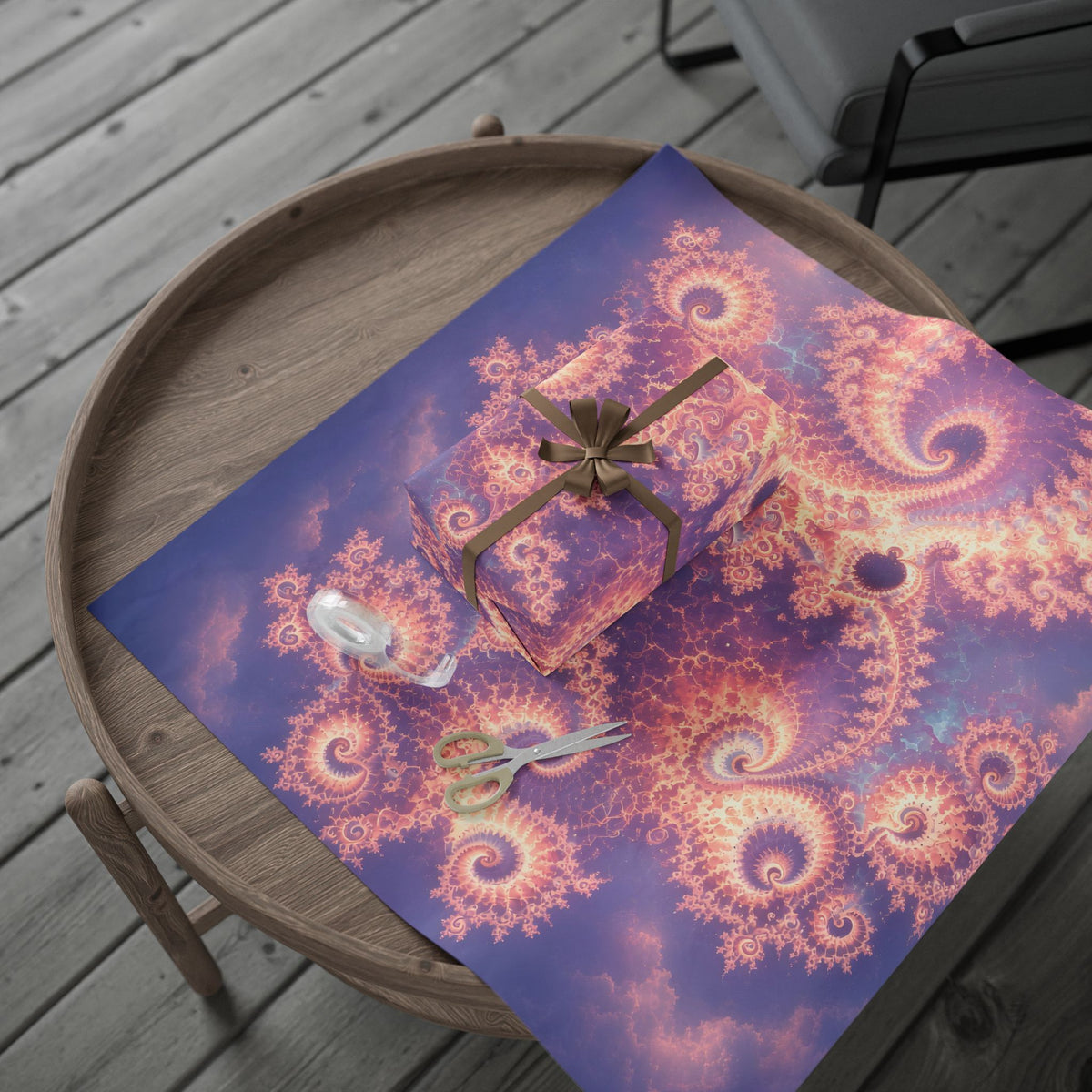 Copper Infinity - Opalescent Sunrise Wrapping Paper
