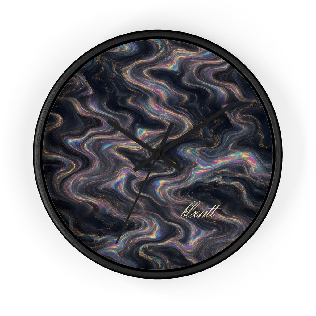 Galaxy Iridescent Marble Wall Clock