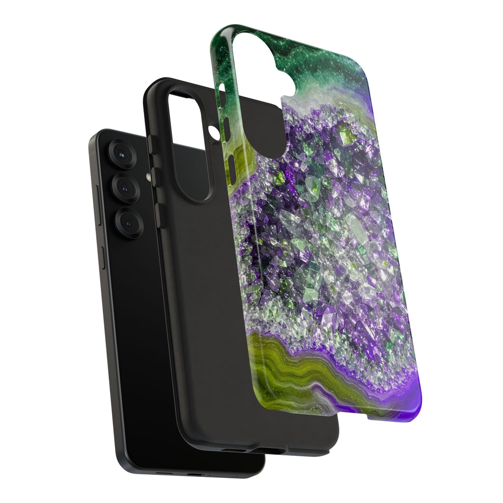 Geode Core - Ruby Emerald Phone Case