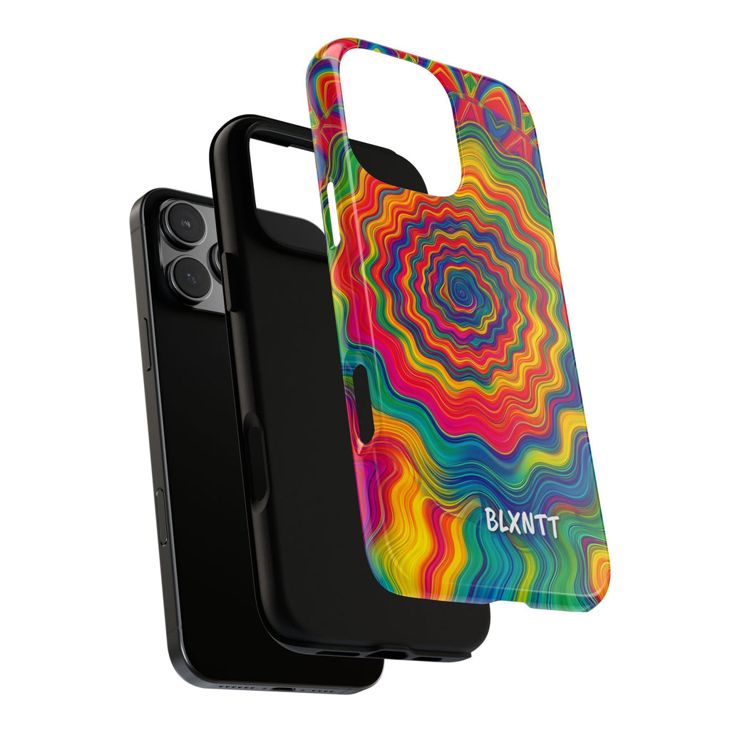 Hypnotic Rainbow Ripple Phone Case