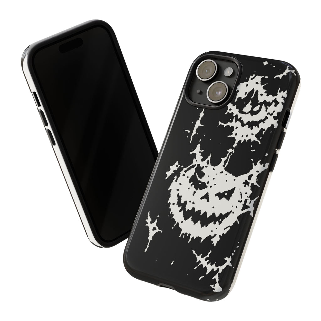 White Spiderweb Pumpkin Phone Case