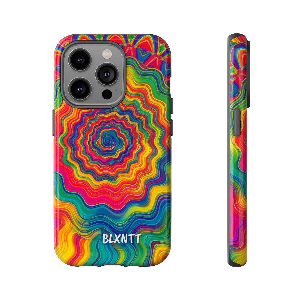 Hypnotic Rainbow Ripple Phone Case