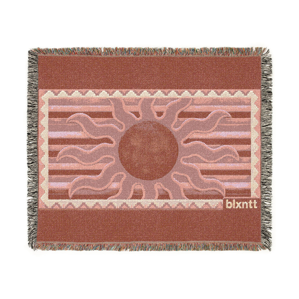 BLXNTT Pink Hippie Woven Blanket #3