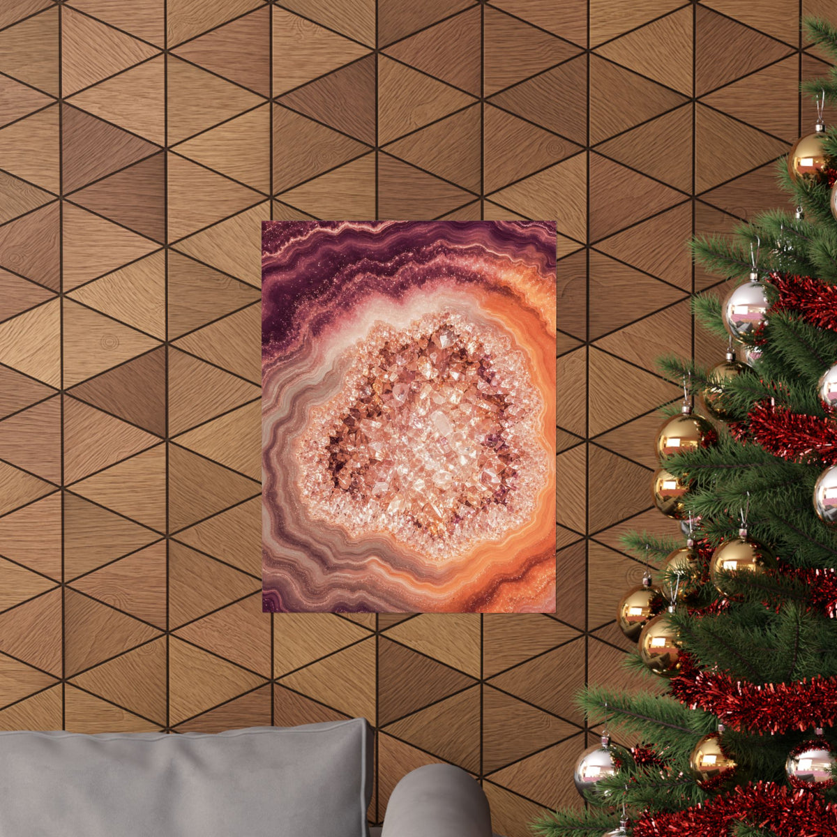 Geode Core - Peach Sorbet Poster