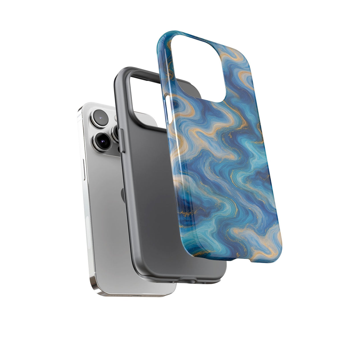 Ocean Blue Marble Phone Case