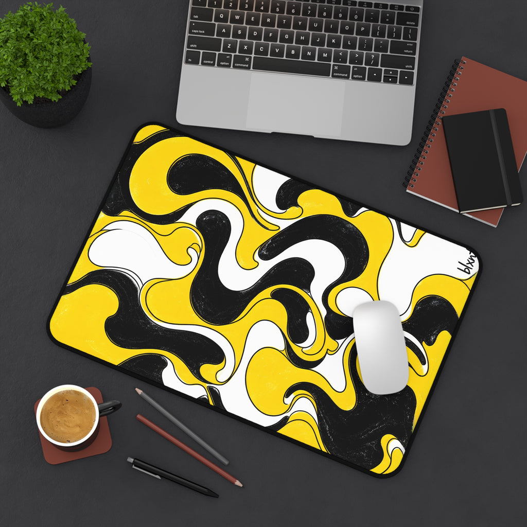 Fillmore Flow - Hazard Yellow Desk Mat