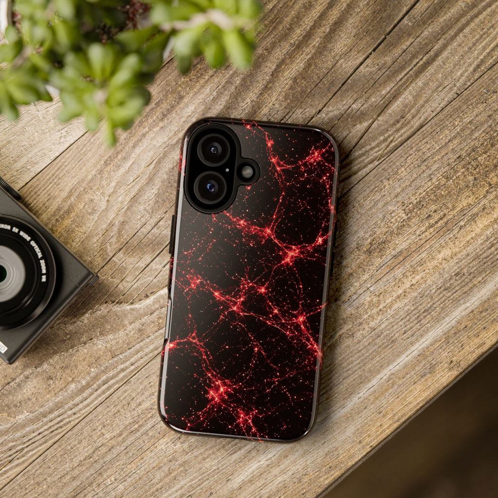 Neon Mycelium - Blood Moon Phone Case