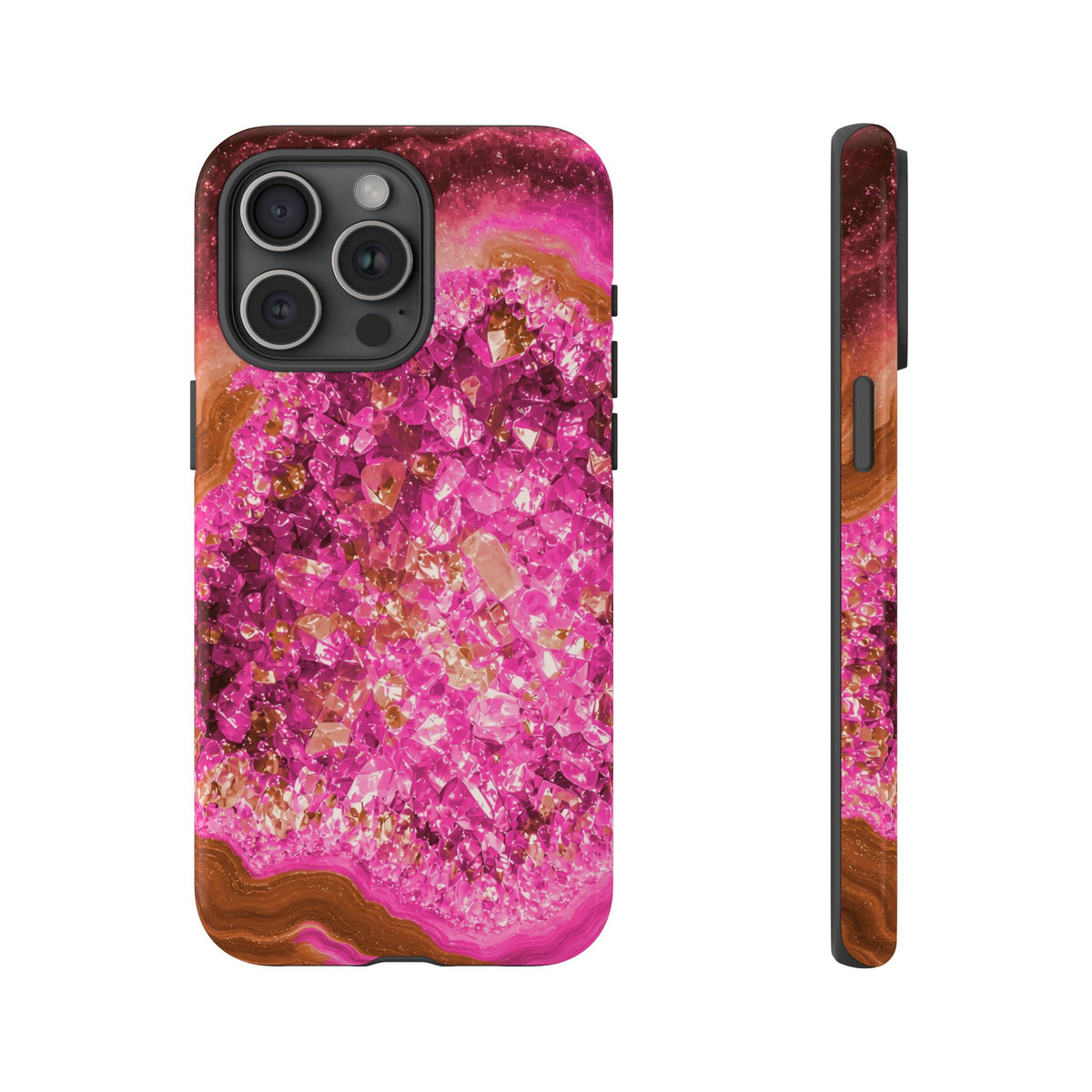 Geode Core - Terracotta Neon Phone Case