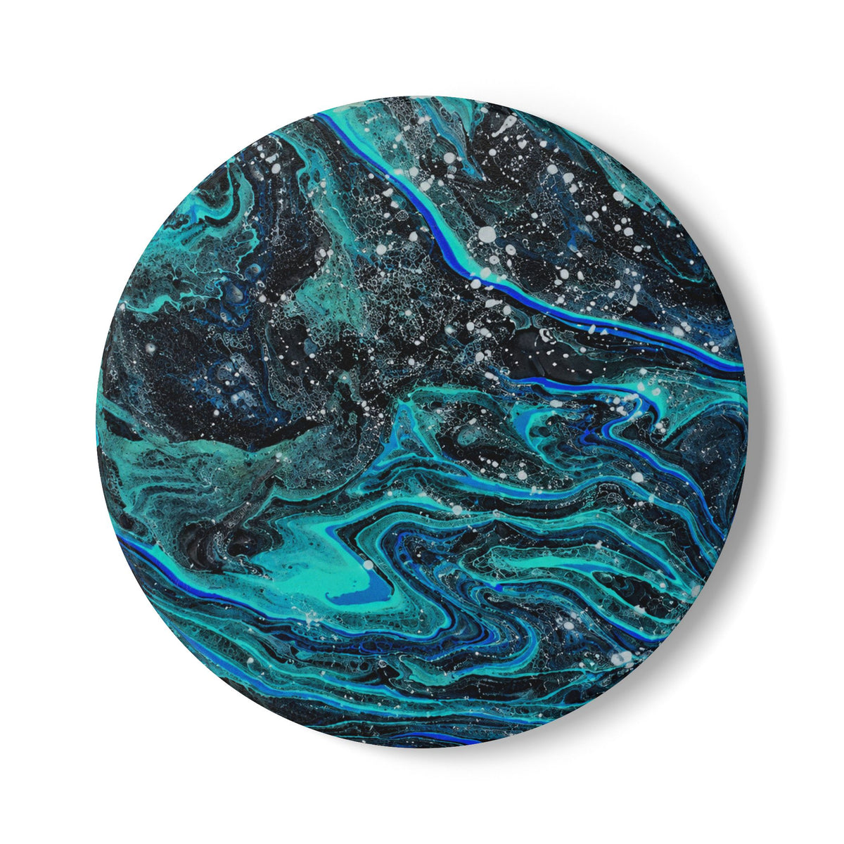 BLXNTT Deep Current Pour Ceramic Coaster