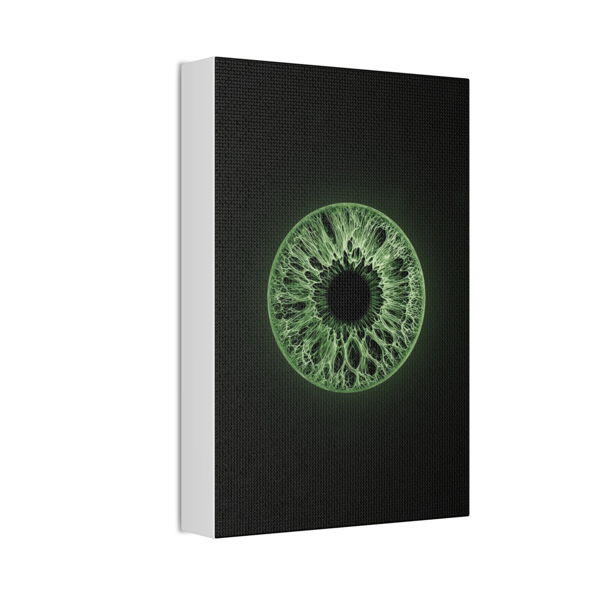 BLXNTT Iris – Lace Web Green Glossy Canvas