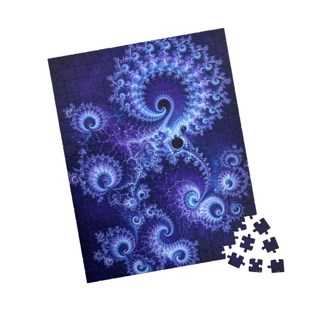Copper Infinity - Bioluminescent Jellyfish Jigsaw Puzzle
