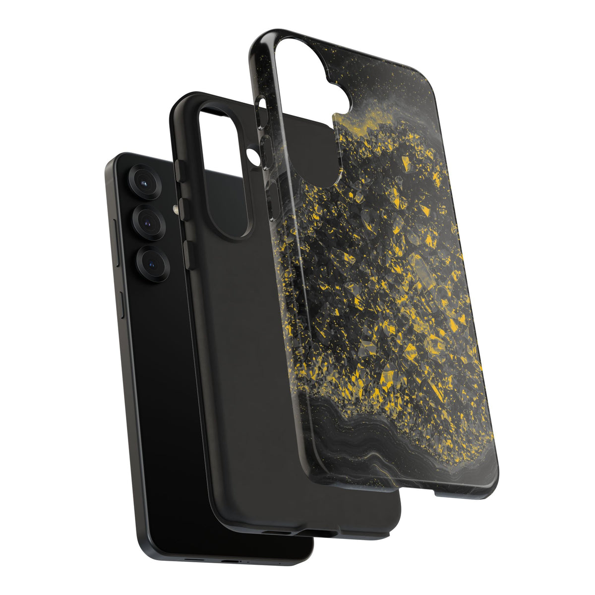 Geode Core - Mono Gold Spark Phone Case