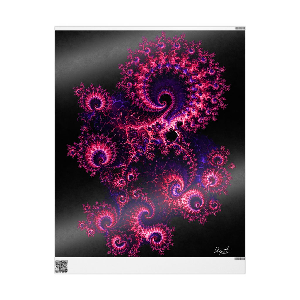Copper Infinity - Hot Pink & Violet Wrapping Paper