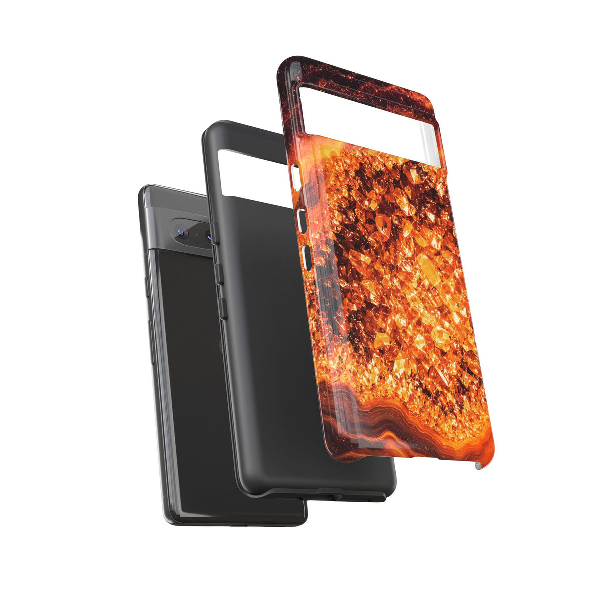 Geode Core - Molten Lava Phone Case
