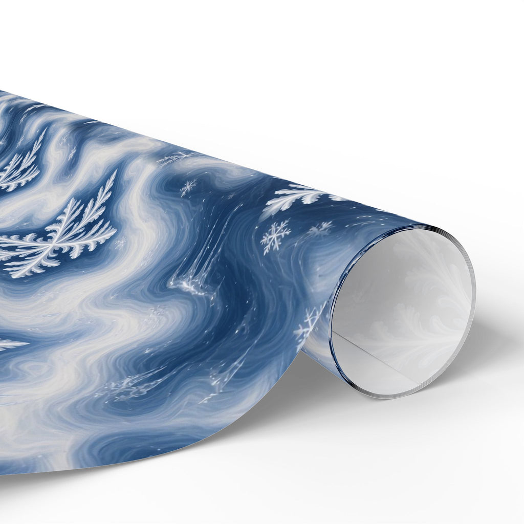 Snowflake Trippy Christmas Wrapping Paper