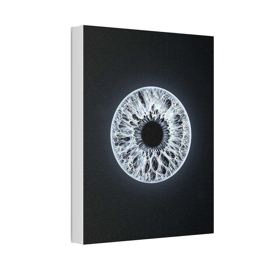 BLXNTT Iris – Lace Web Ice Silver Glossy Canvas