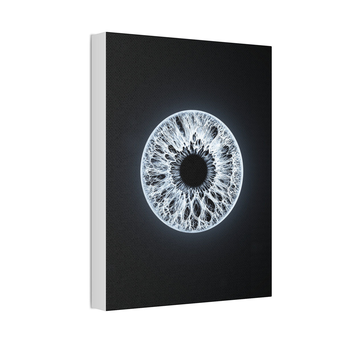 BLXNTT Iris – Lace Web Ice Silver Glossy Canvas