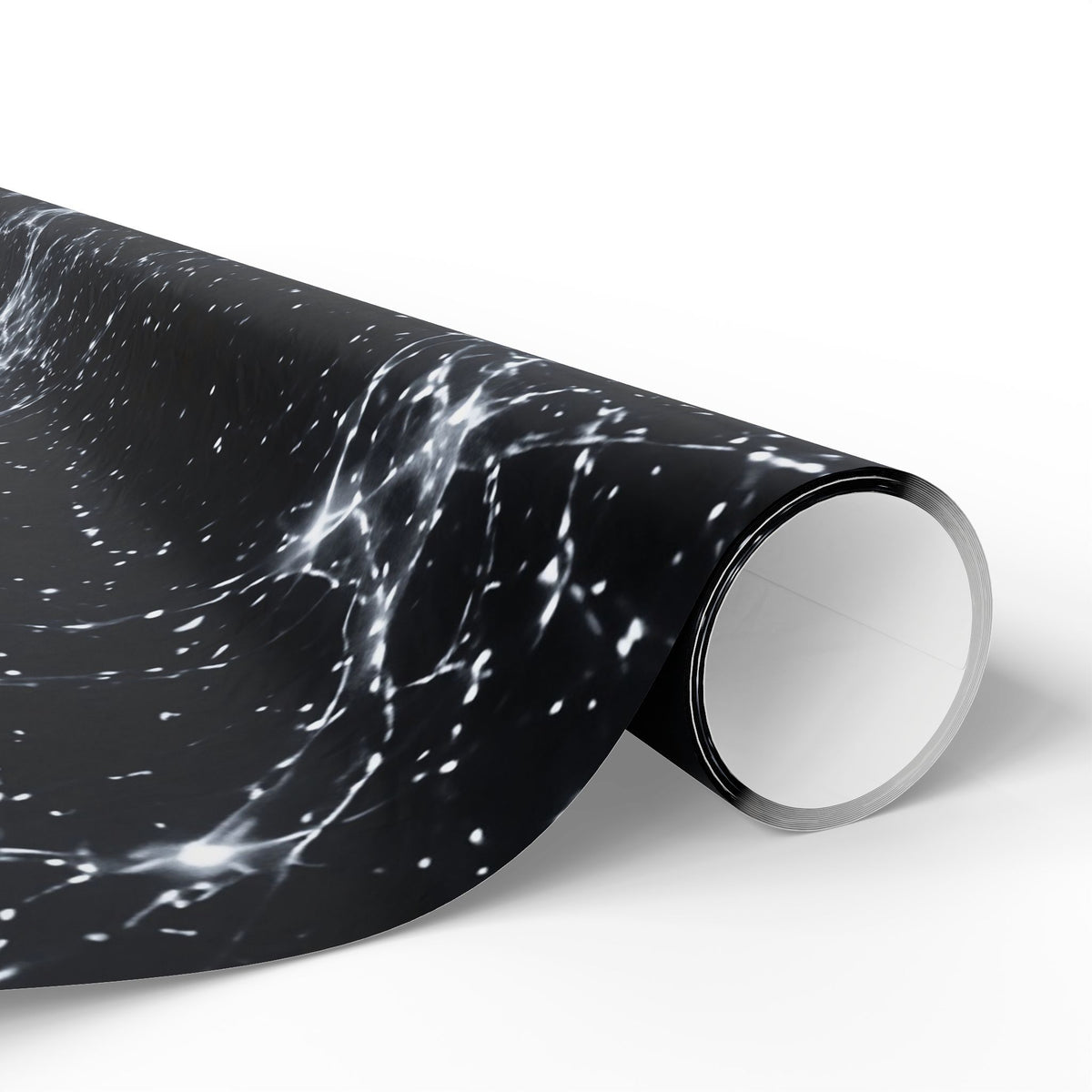 Neon Mycelium - Silver Ghost Wrapping Paper