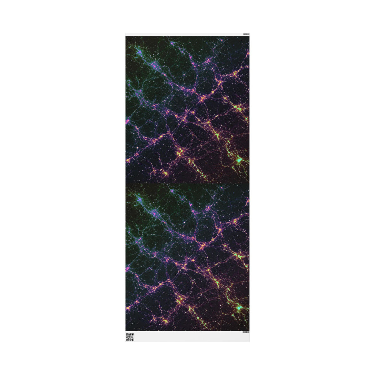 Neon Mycelium - Holographic Wrapping Paper
