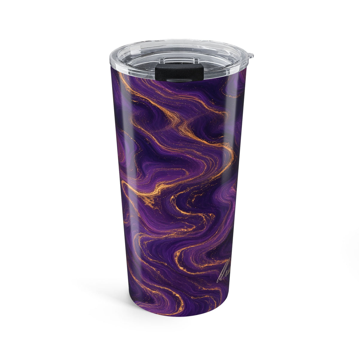 Royal Purple Marble 20oz Tumbler