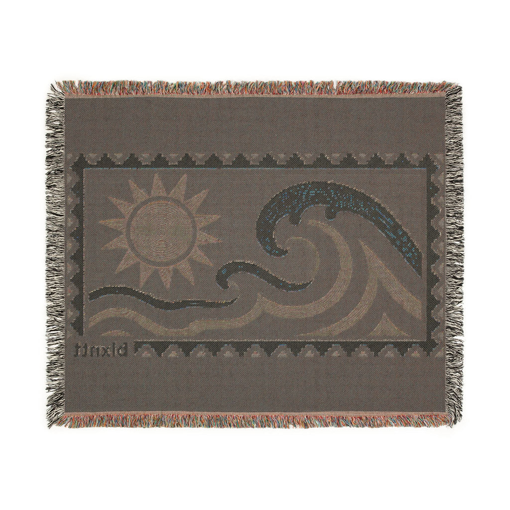 BLXNTT Blue Hippie Woven Blanket #1