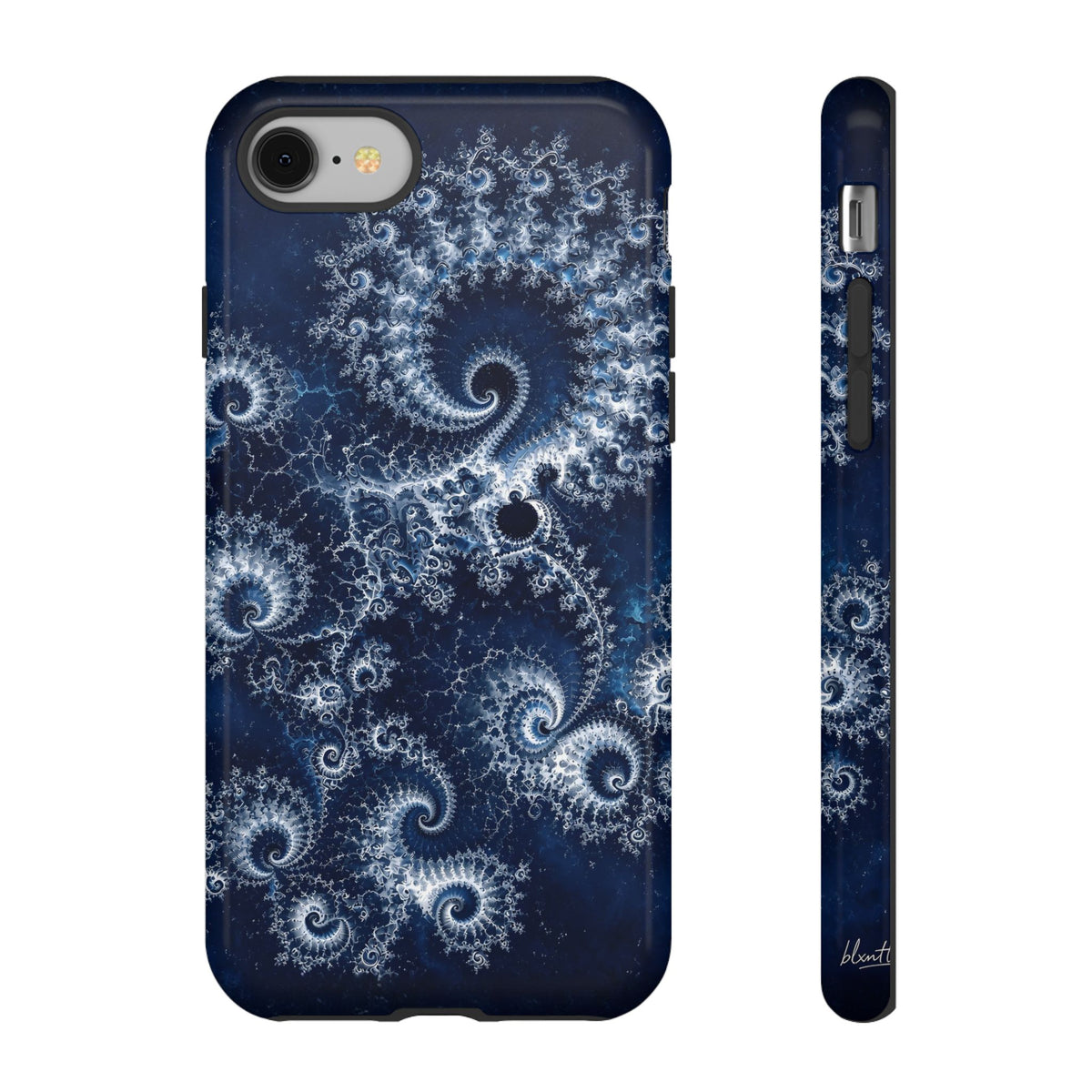 Copper Infinity - Ice Blue & Silver Phone Case