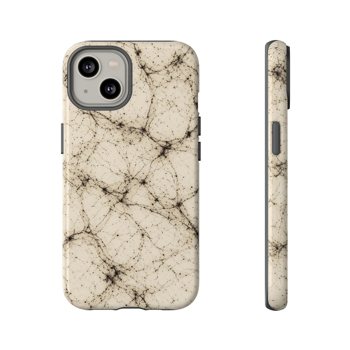 Neon Mycelium - Ink on Paper Phone Case
