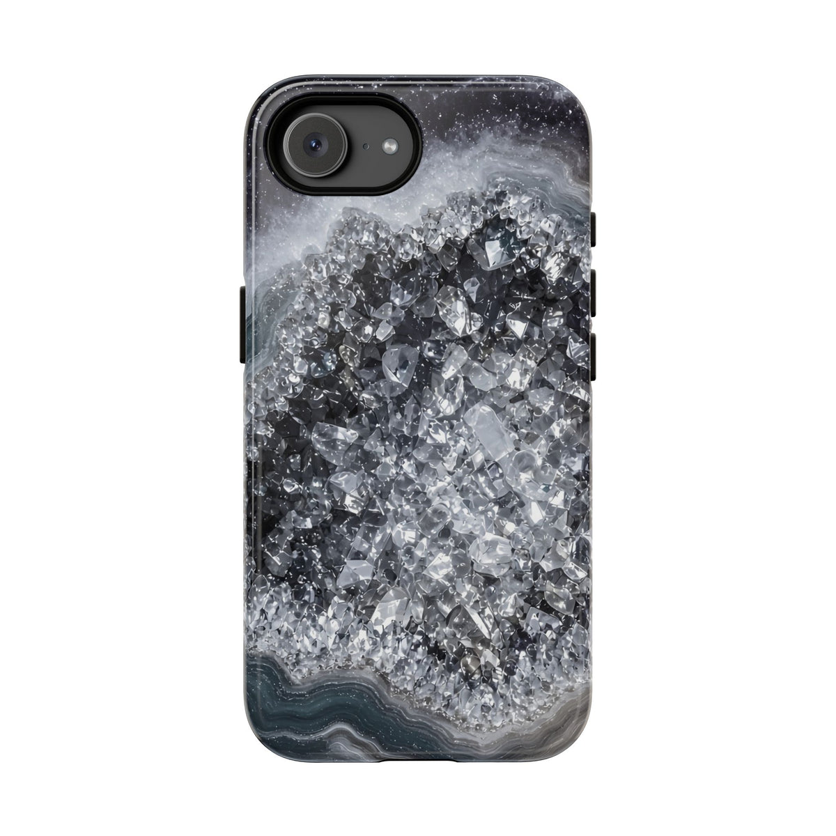 Geode Core - Silver Smoke Phone Case