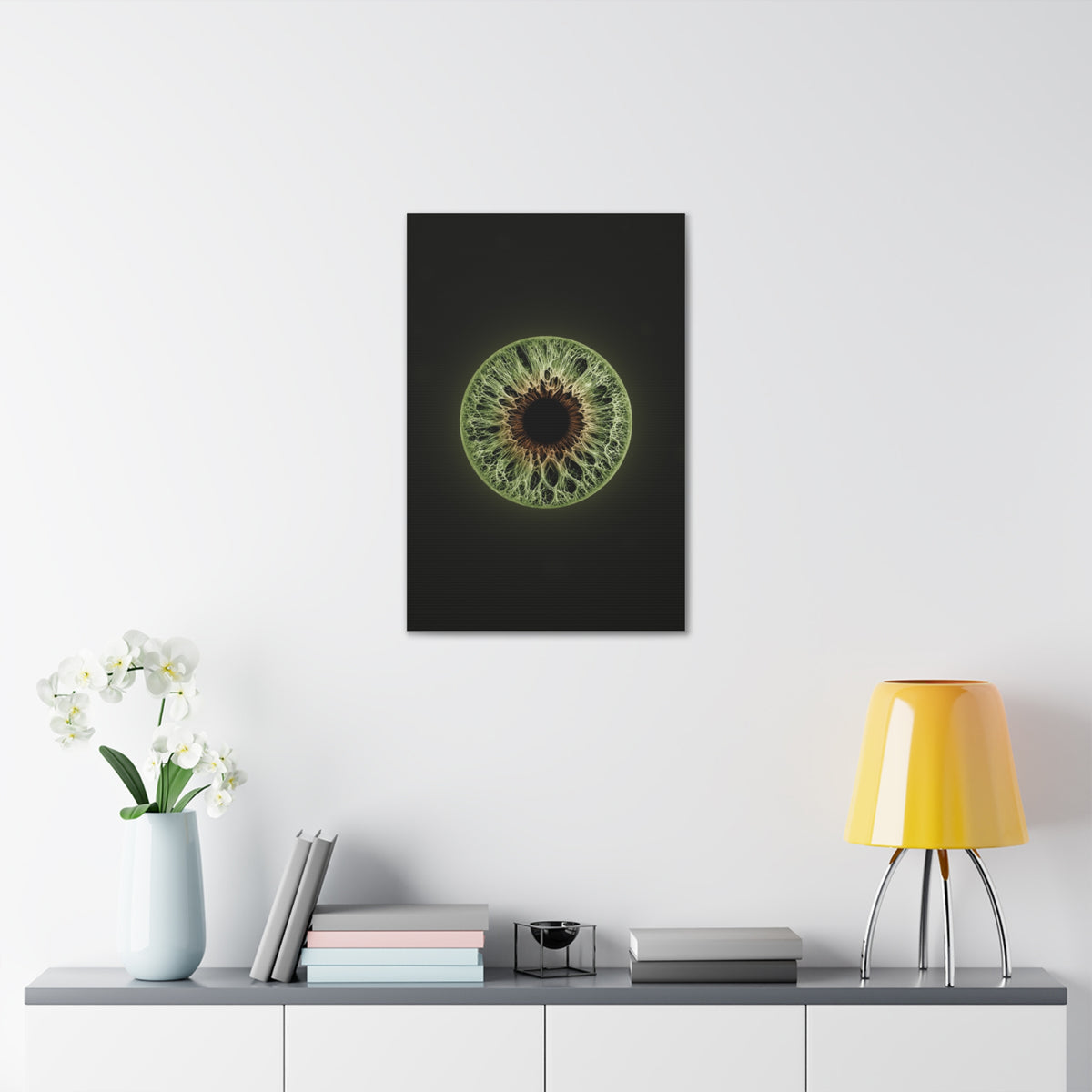 BLXNTT Iris – Lace Web Hazel Glossy Canvas