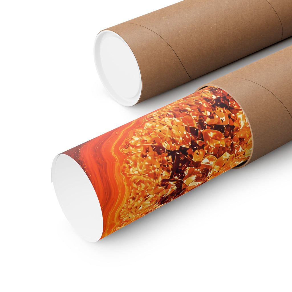 Geode Core - Molten Lava Poster