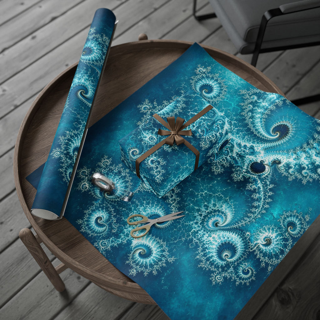 Copper Infinity - Lagoon Wrapping Paper