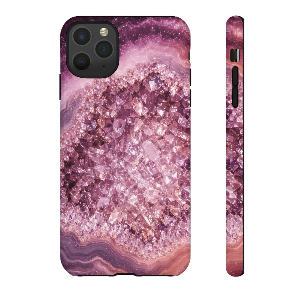 Geode Core - Rose Quartz Phone Case
