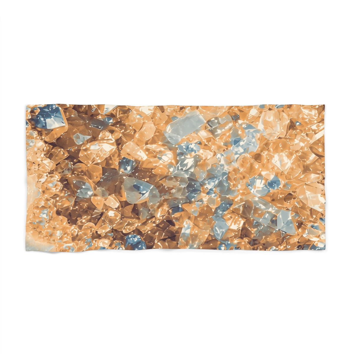 Geode Core - Desert Mirage Beach Towel