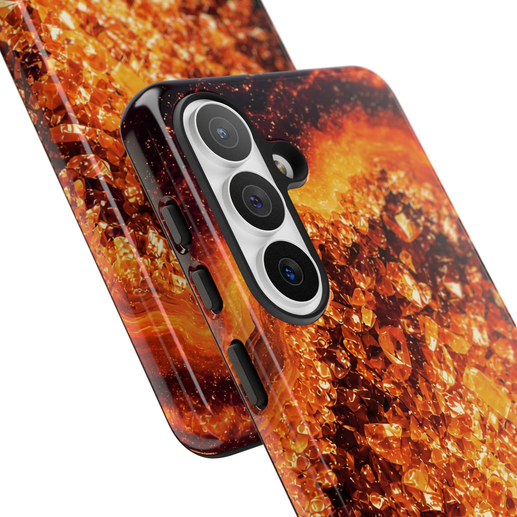 Geode Core - Molten Lava Phone Case