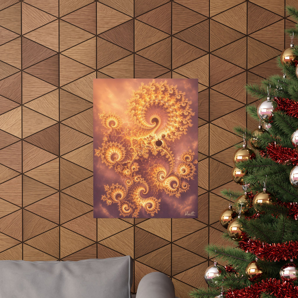 Copper Infinity - Golden Hour Poster