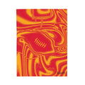 Red & Yellow Trippy Football Blanket