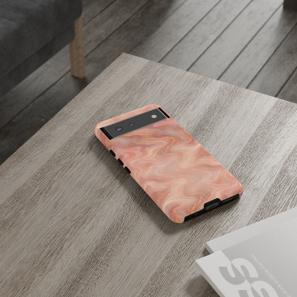 Rose Gold Marble Phone Case