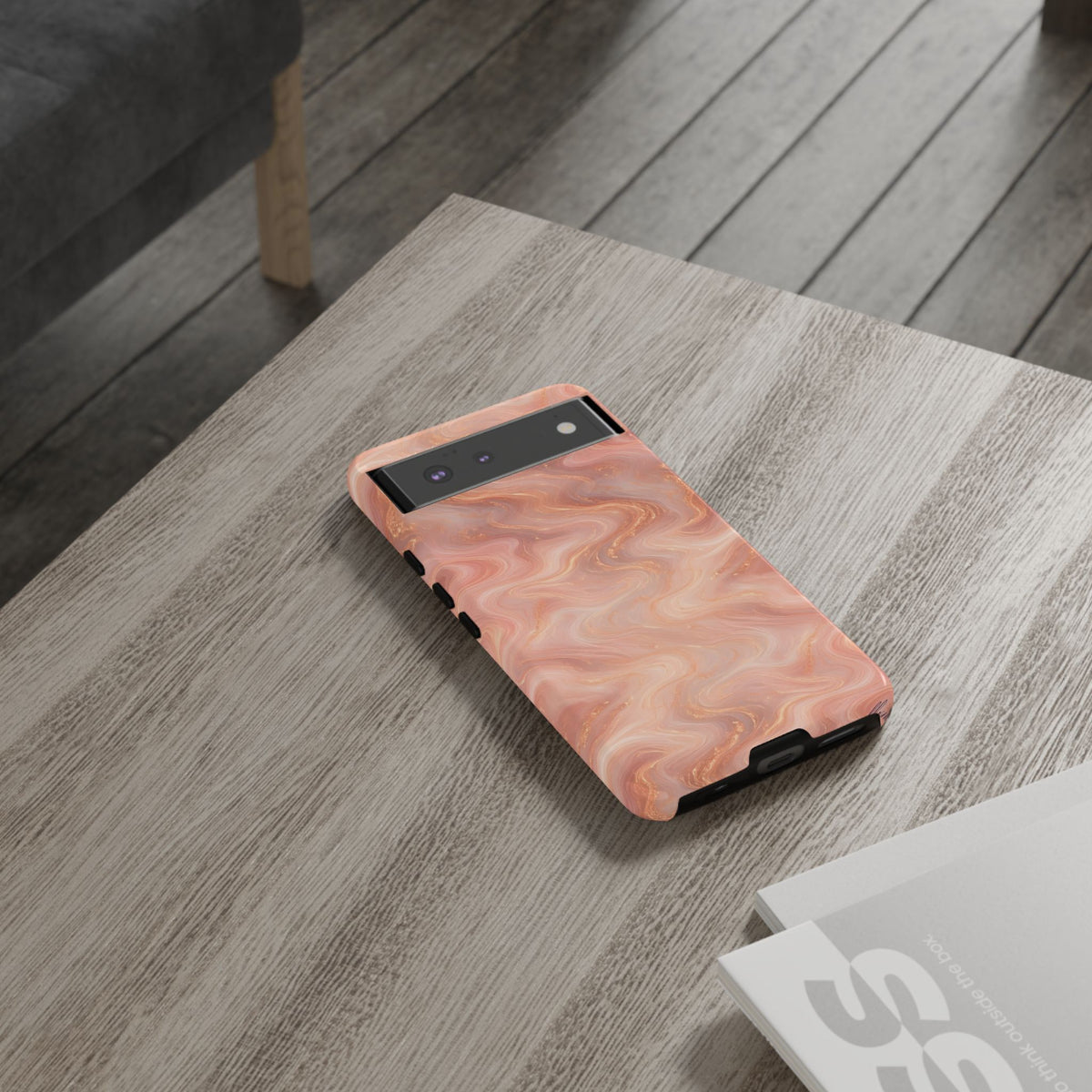Rose Gold Marble Phone Case