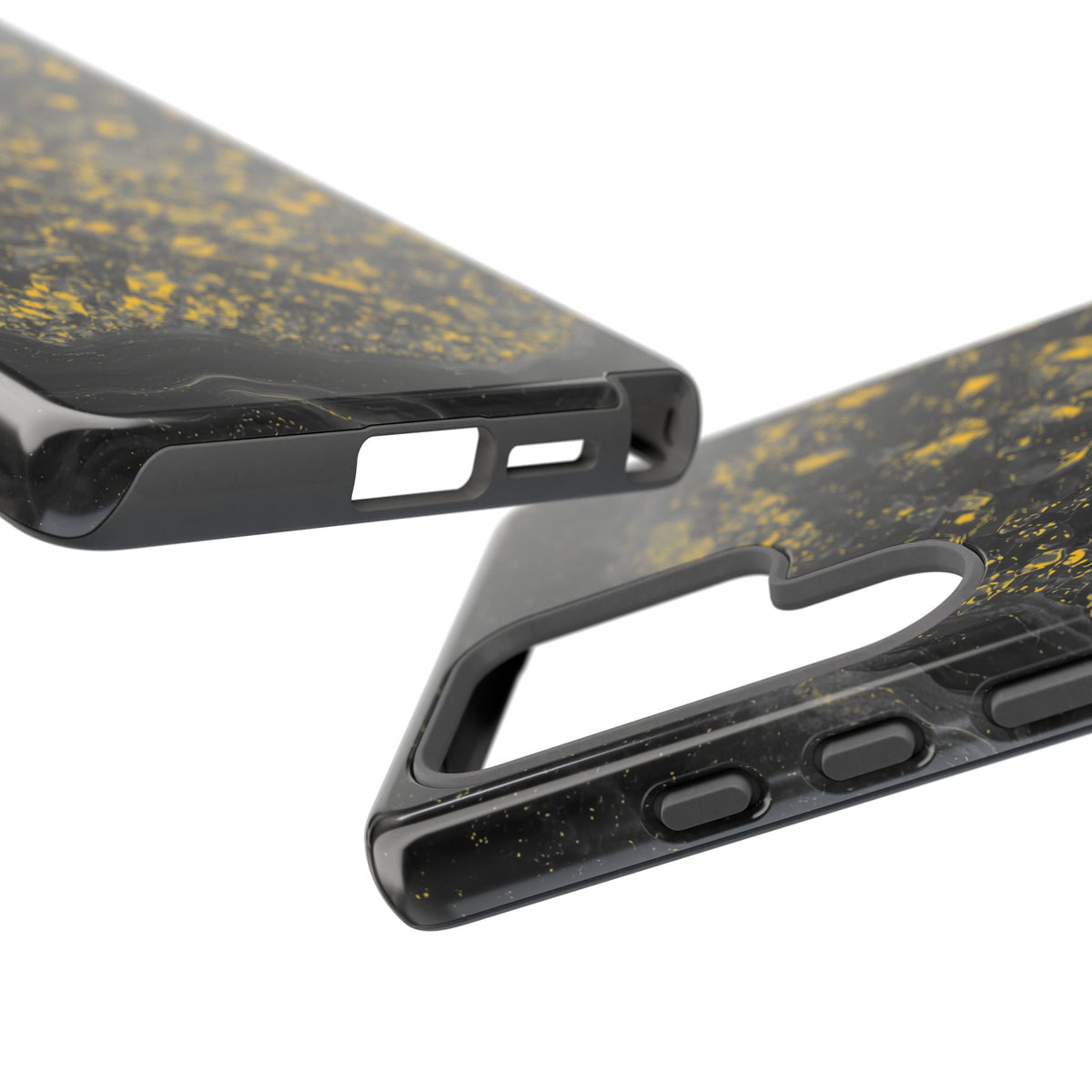 Geode Core - Mono Gold Spark Phone Case