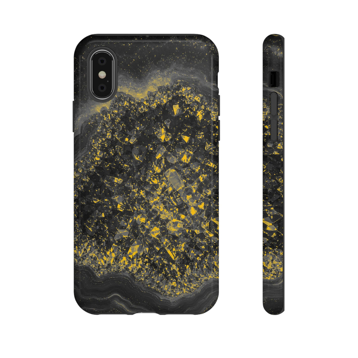Geode Core - Mono Gold Spark Phone Case
