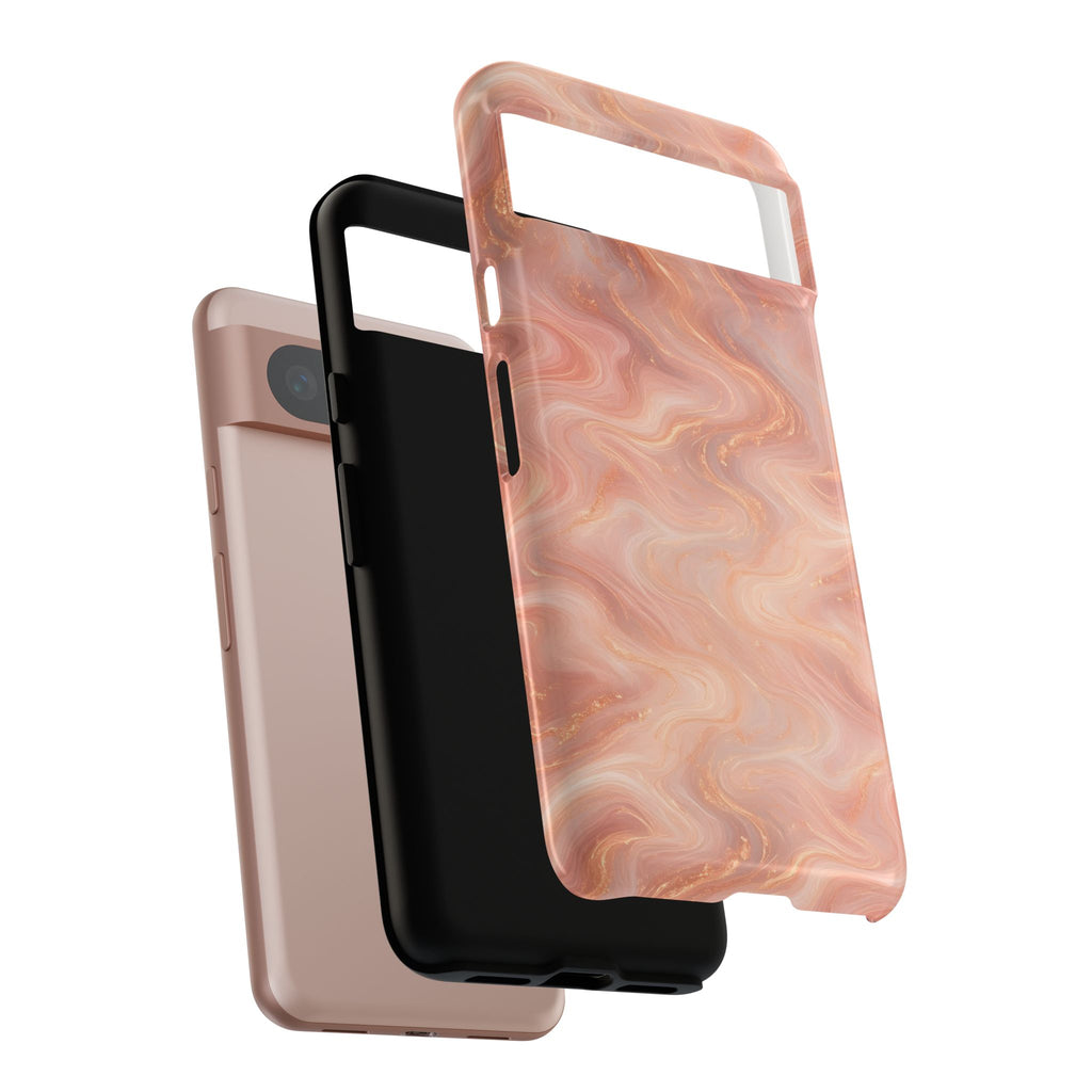 Rose Gold Marble Phone Case